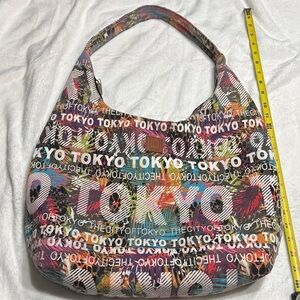Robin Ruth Multicolor 'TOKYO' Print Shoulder Hobo Bag